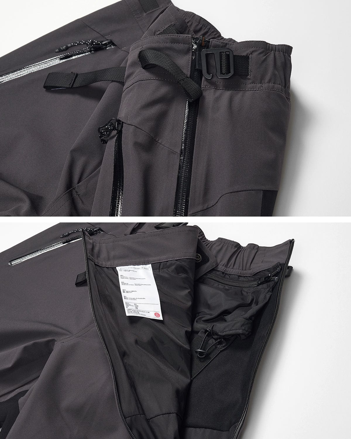 VERT LEVEL 2L FULL ZIP PANTS CHARCOAL