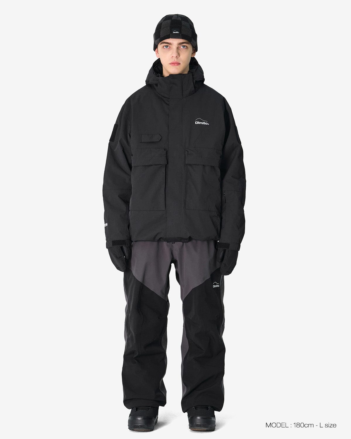 VERT LEVEL 2L FULL ZIP PANTS CHARCOAL