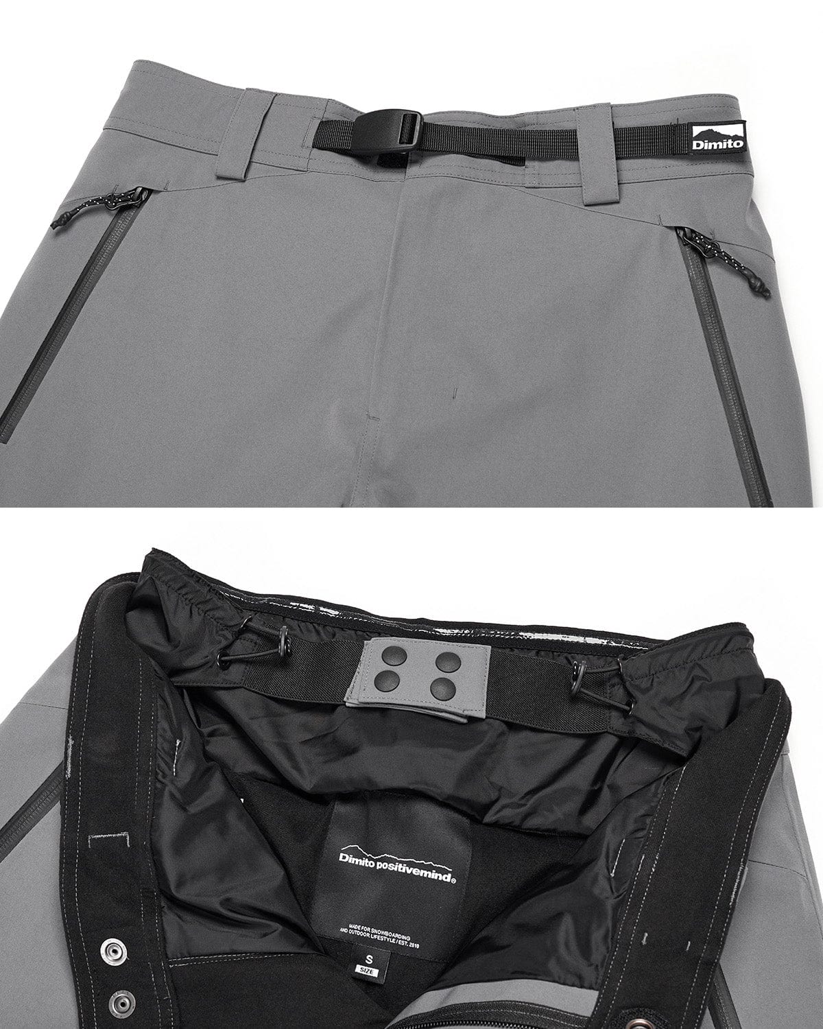 VERT LEVEL 2L PANTS STEEL GREY (Standard Fit)