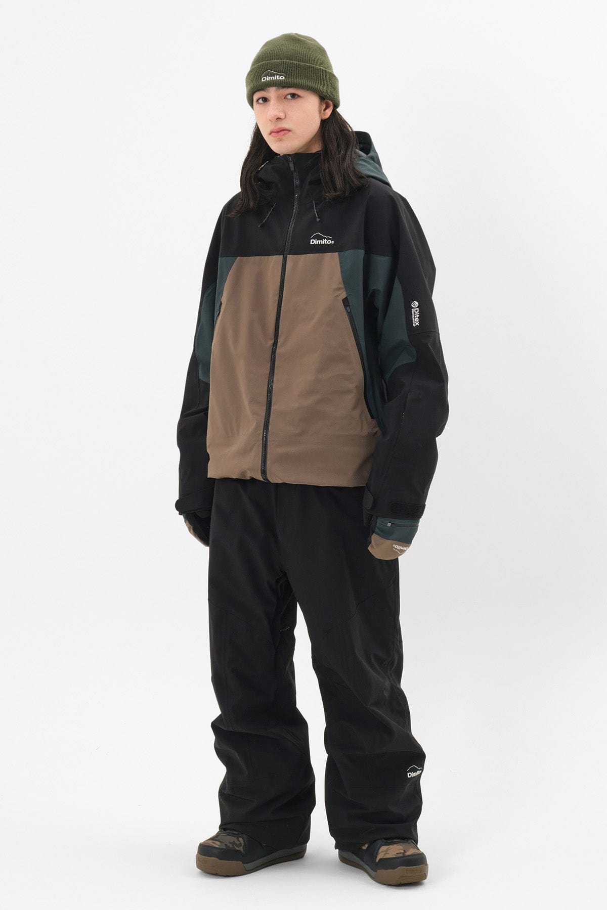 VERT LEVEL OG 2L PANTS BLACK (Relaxed Fit)