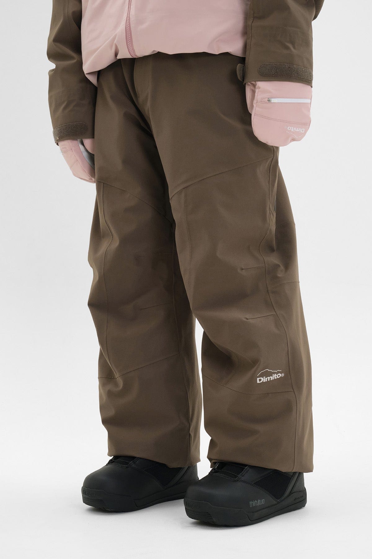 VERT LEVEL OG 2L PANTS MUD (Relaxed Fit)