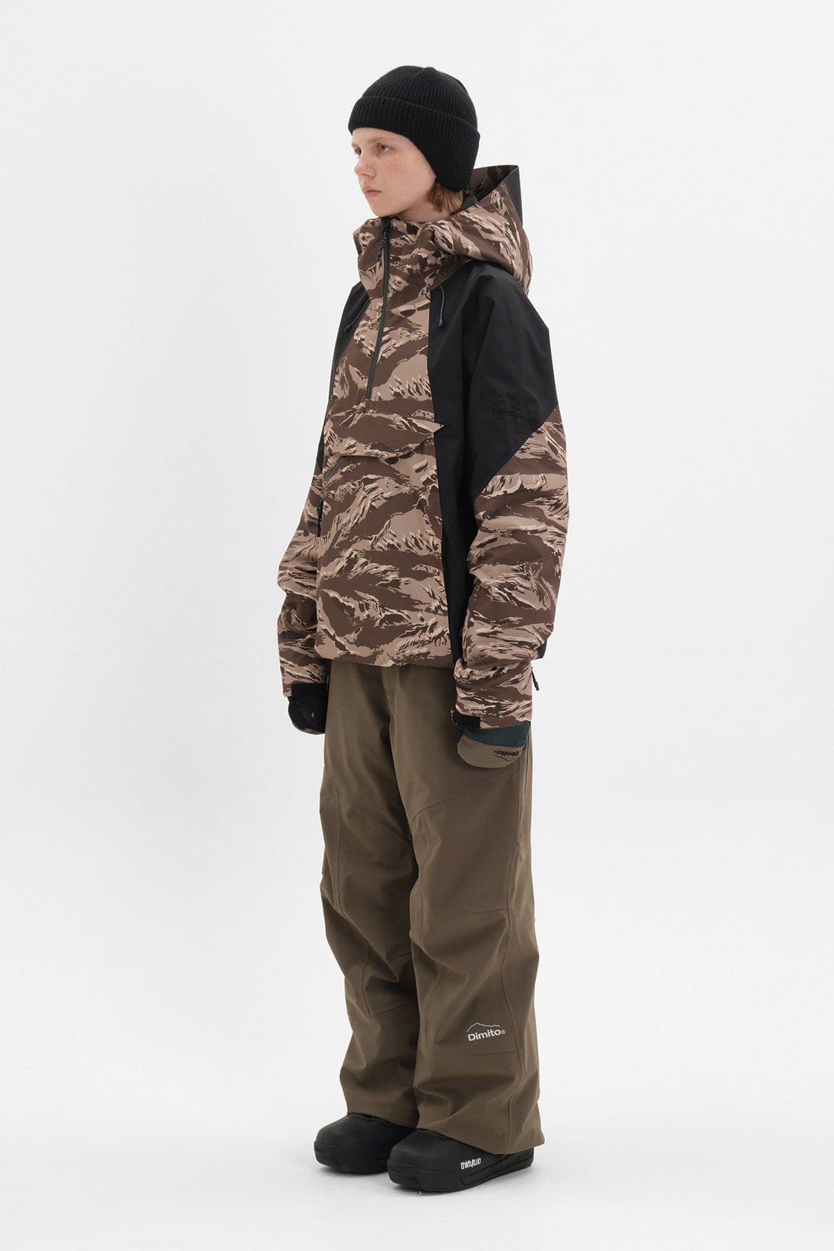 VERT LEVEL OG 2L PANTS MUD (Relaxed Fit)