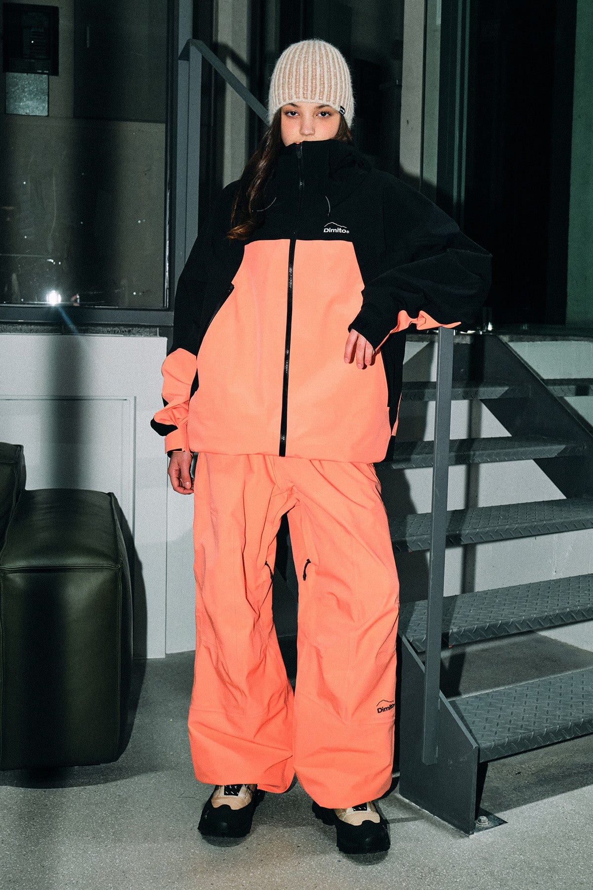 VERT LEVEL OG 2L PANTS PEACH PINK (Relaxed Fit)