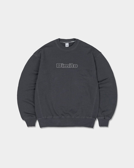 VERT LINE SWEATSHIRTS CHARCOAL