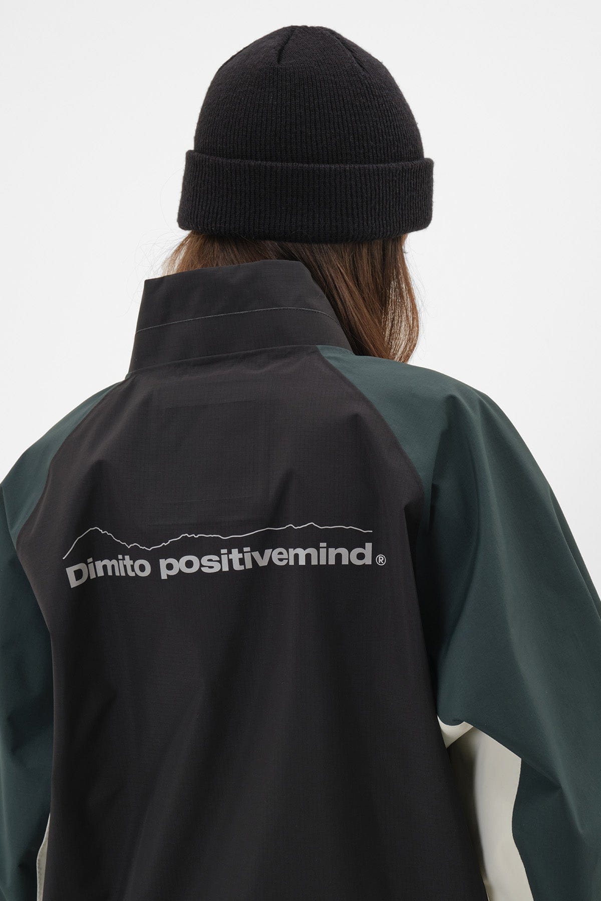 VERT LOGO 3L JACKET BLACK