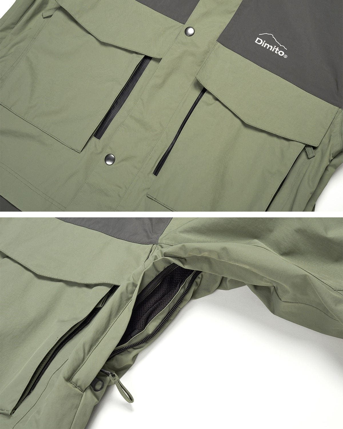 VERT MT 2L JACKET DARK OLIVE