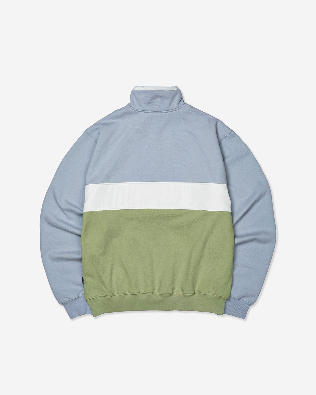 VERT MT HALF ZIP SWEATSHIRTS SLATE BLUE