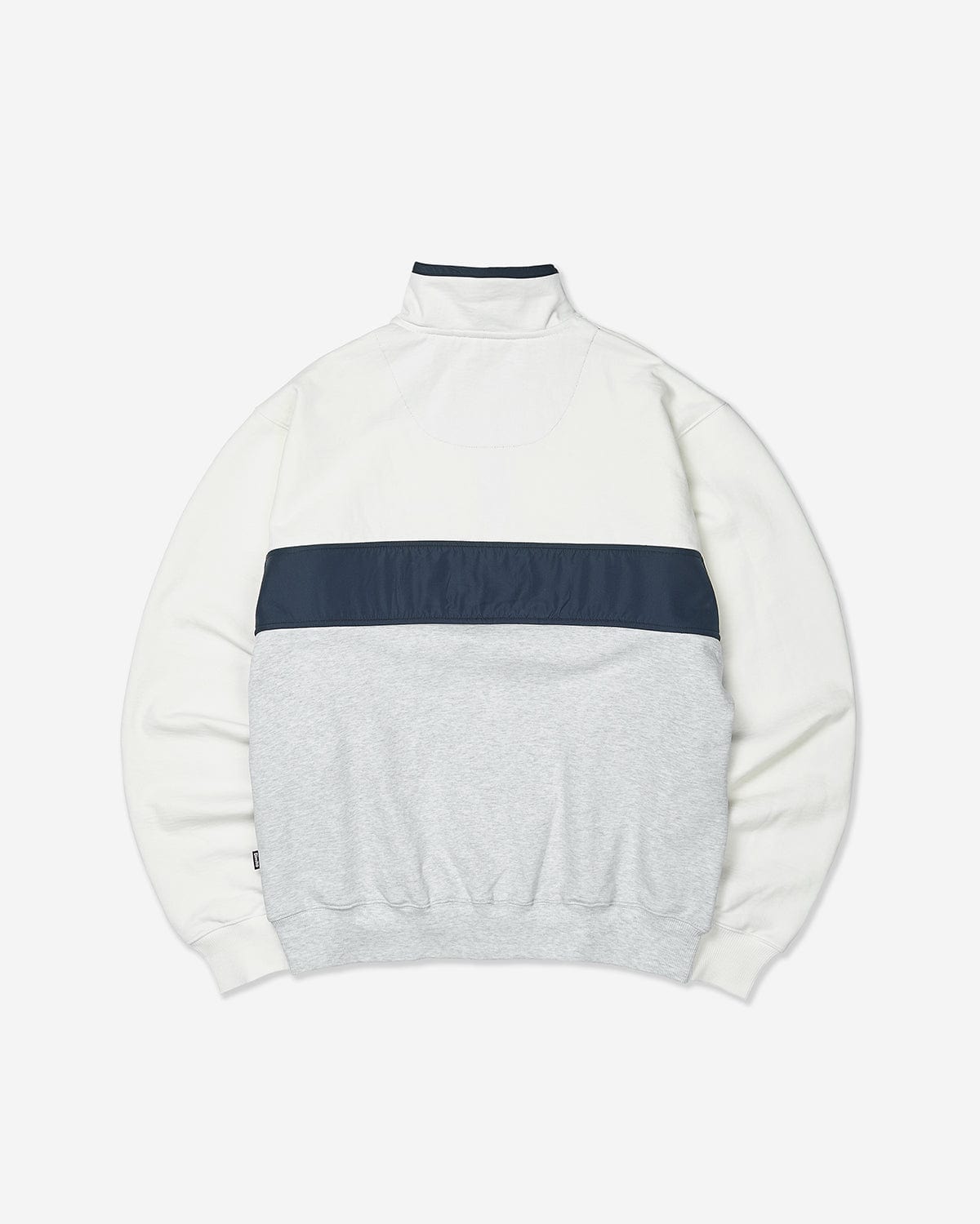 VERT MT HALF ZIP SWEATSHIRTS WHITE