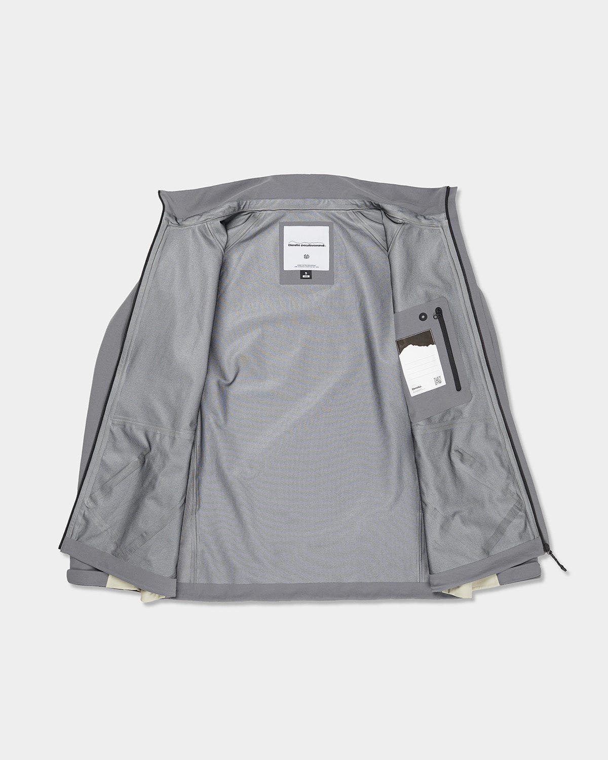 VERT MT LOGO 3L JACKET STEEL GREY