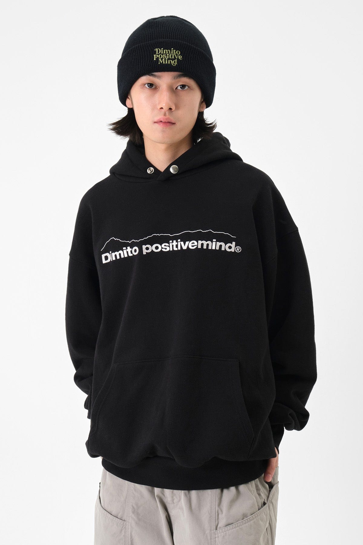 VERT MT LOGO HOODIE BLACK