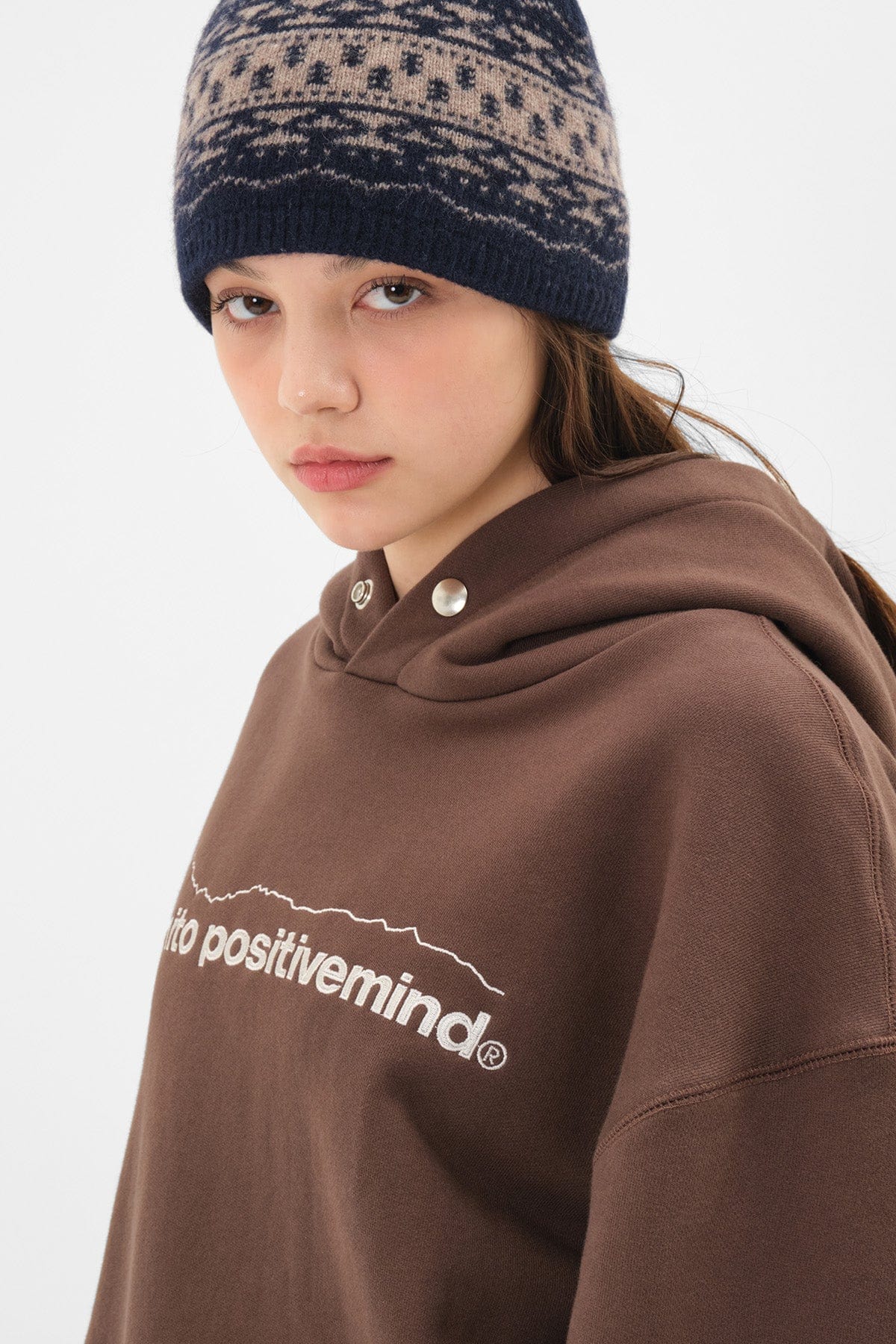 VERT MT LOGO HOODIE BROWN