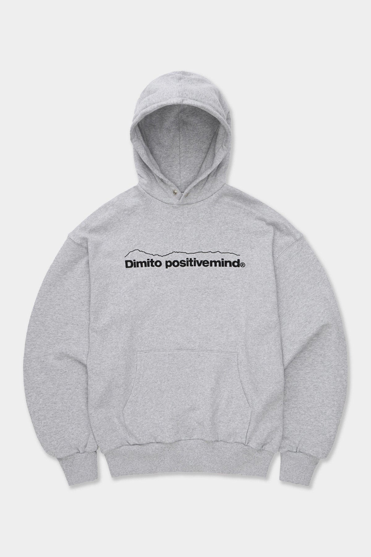 VERT MT LOGO HOODIE HEATHER GREY