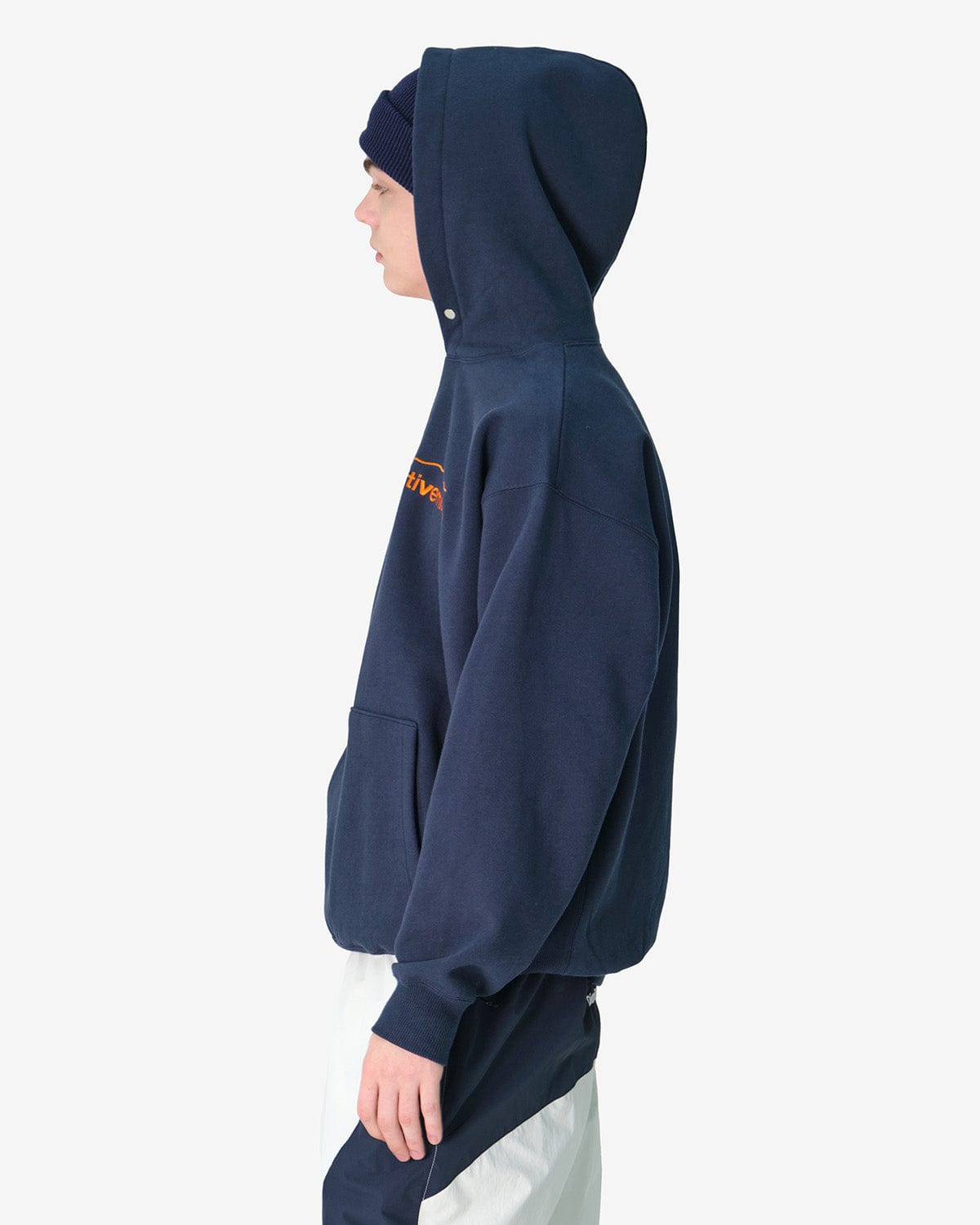 VERT MT LOGO HOODIE NAVY