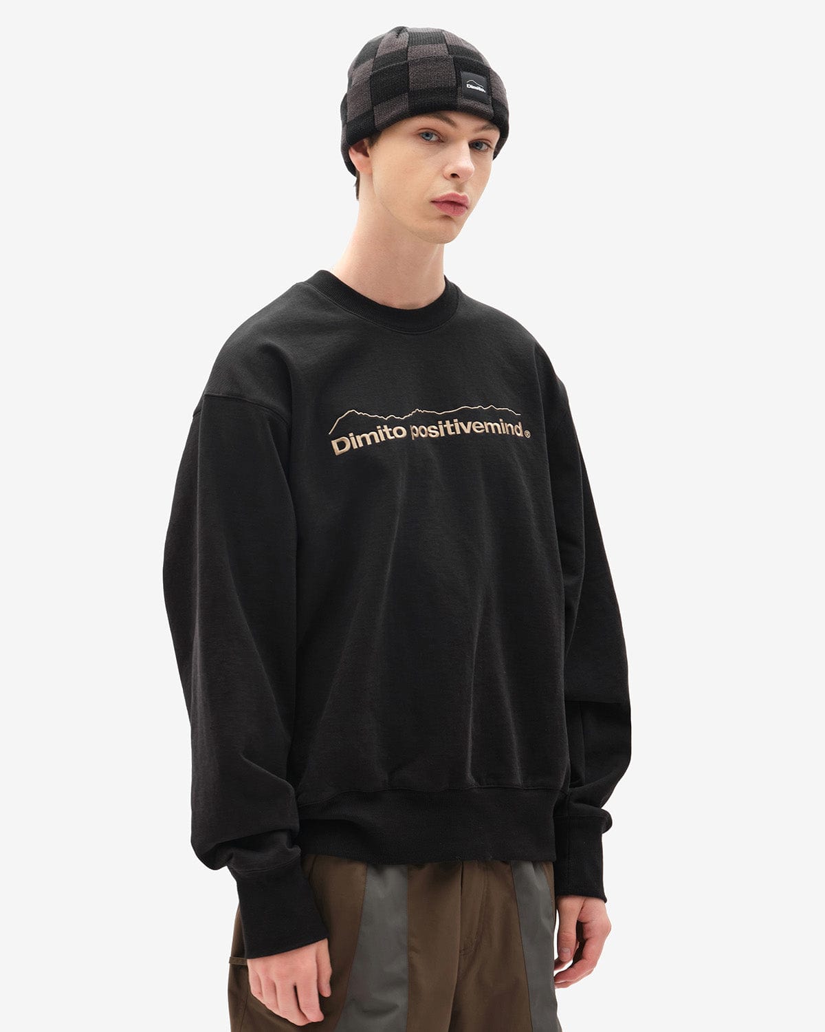 VERT MT LOGO SWEATSHIRTS BLACK