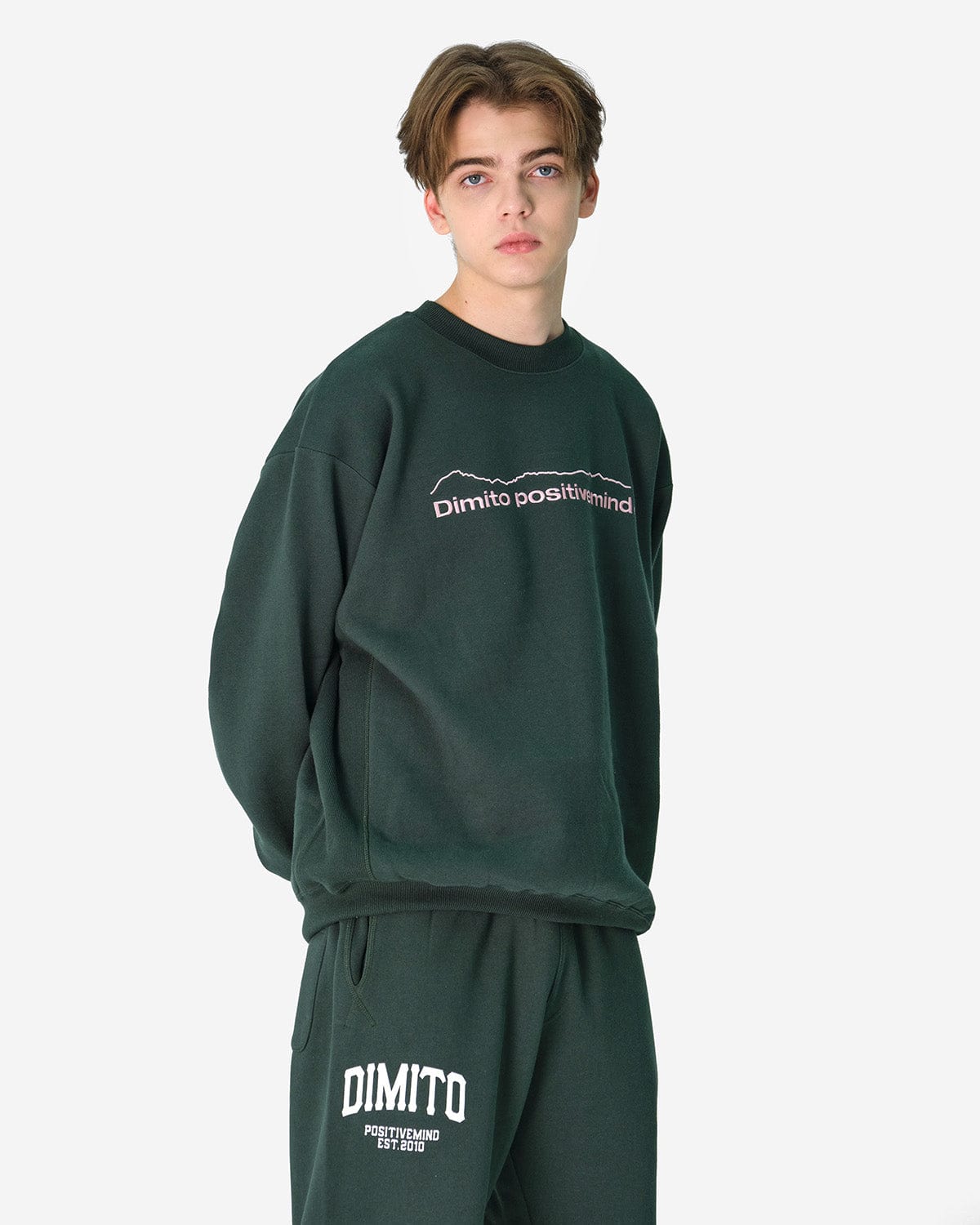 VERT MT LOGO SWEATSHIRTS FOREST GREEN