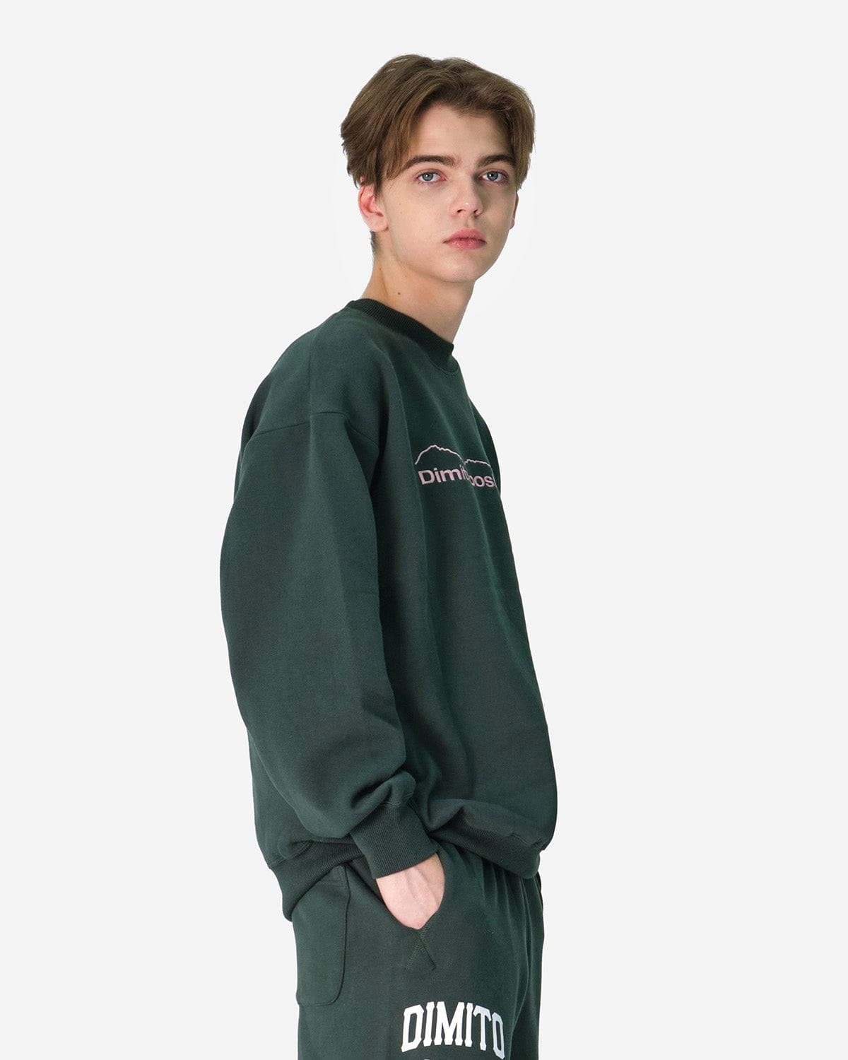 VERT MT LOGO SWEATSHIRTS FOREST GREEN