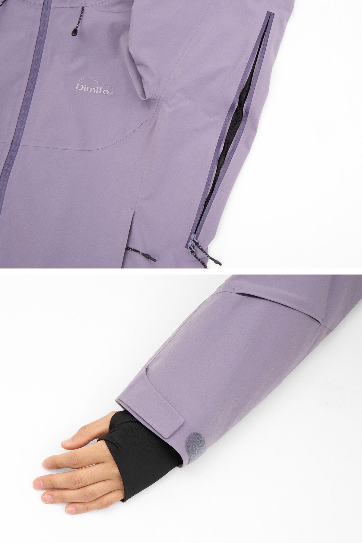 VERT NEO 2L JACKET PURPLE SAGE