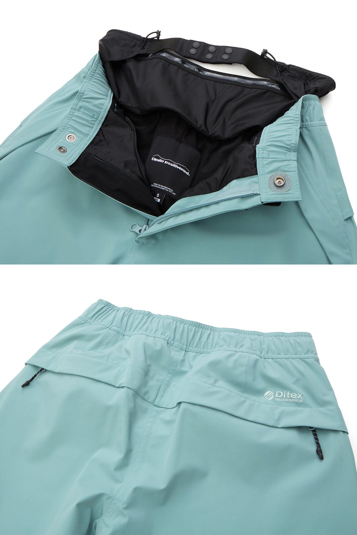 VERT NEO 2L PANTS DEEP MINT (Semi Wide Fit)