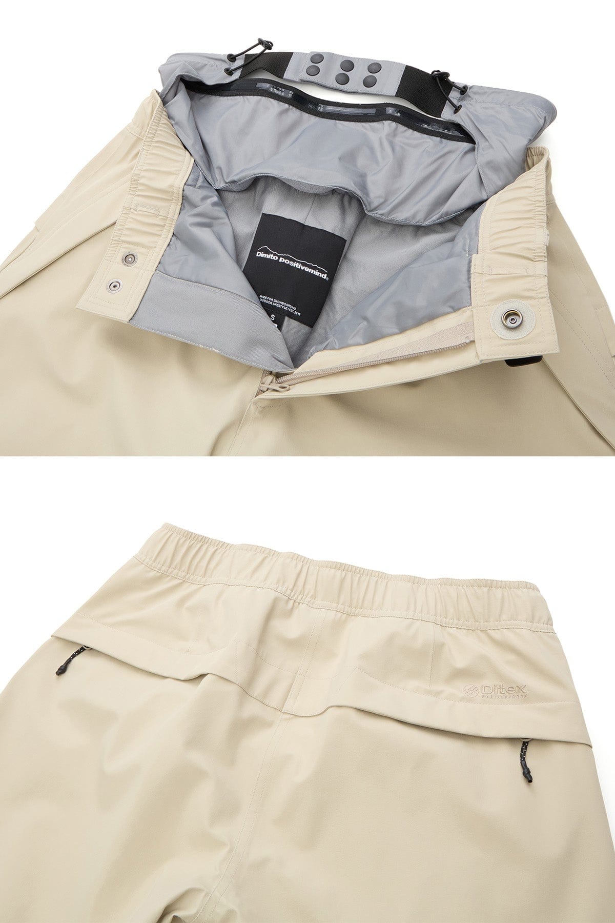 VERT NEO 2L PANTS IVORY (Semi Wide Fit)