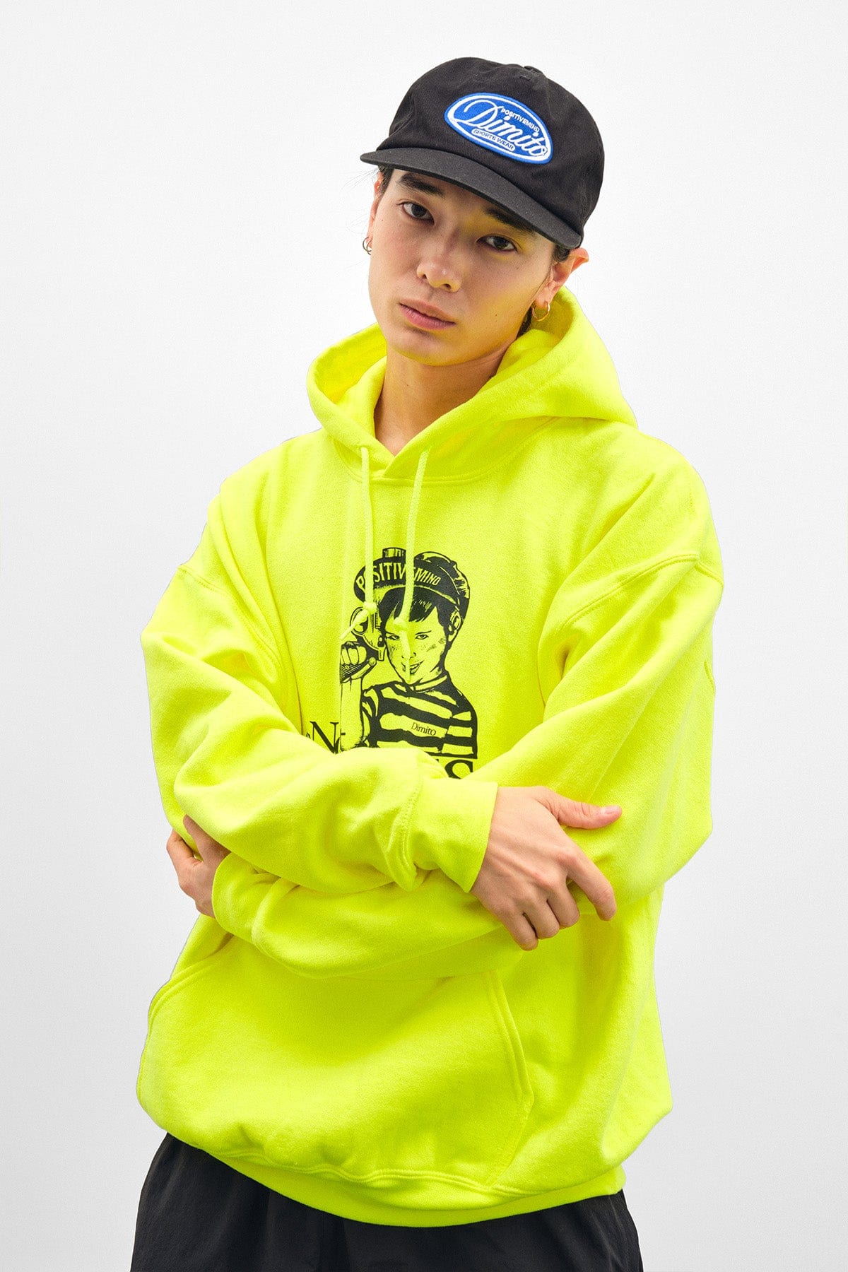 VERT NS BABY HOODIE NEON GREEN