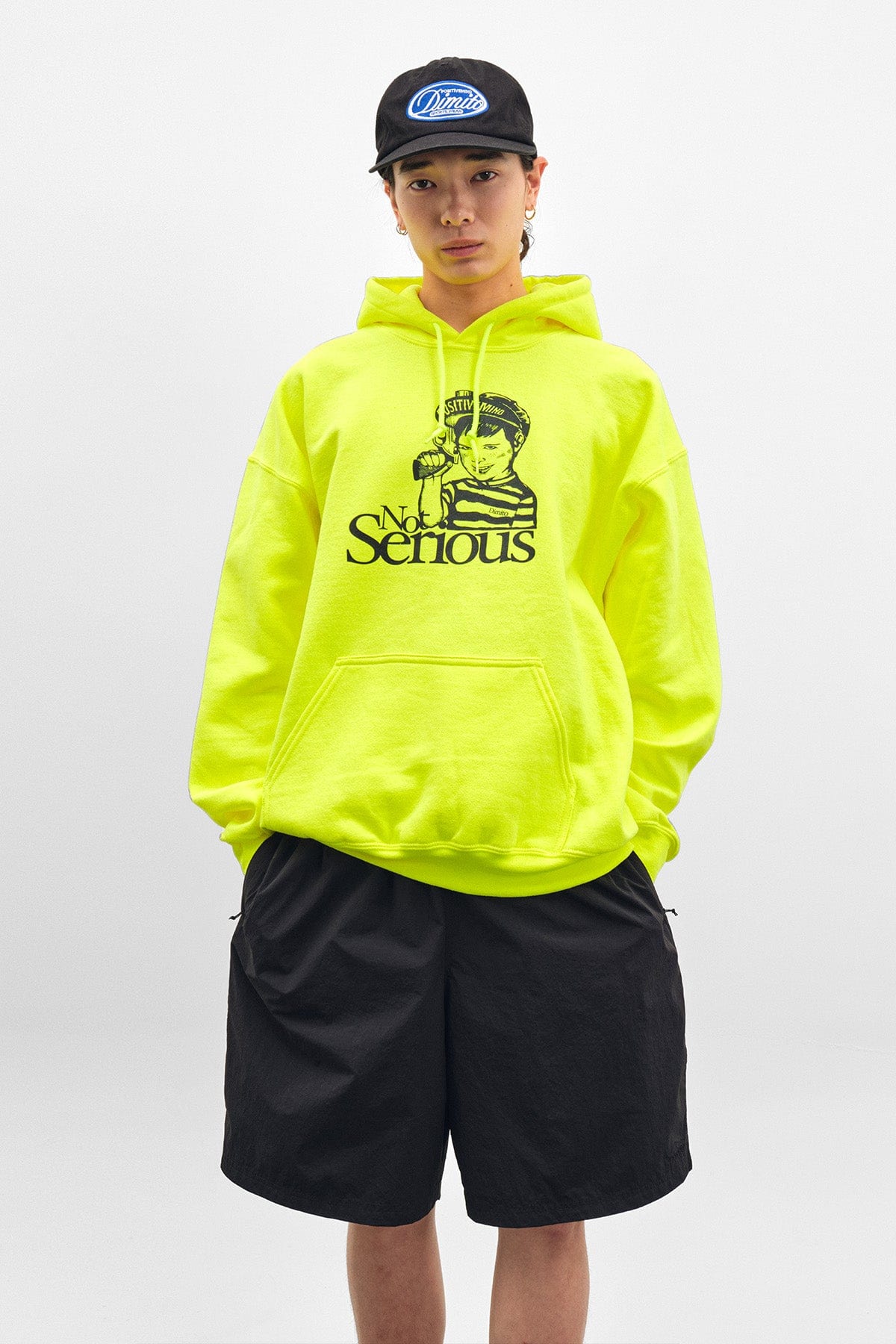 VERT NS BABY HOODIE NEON GREEN