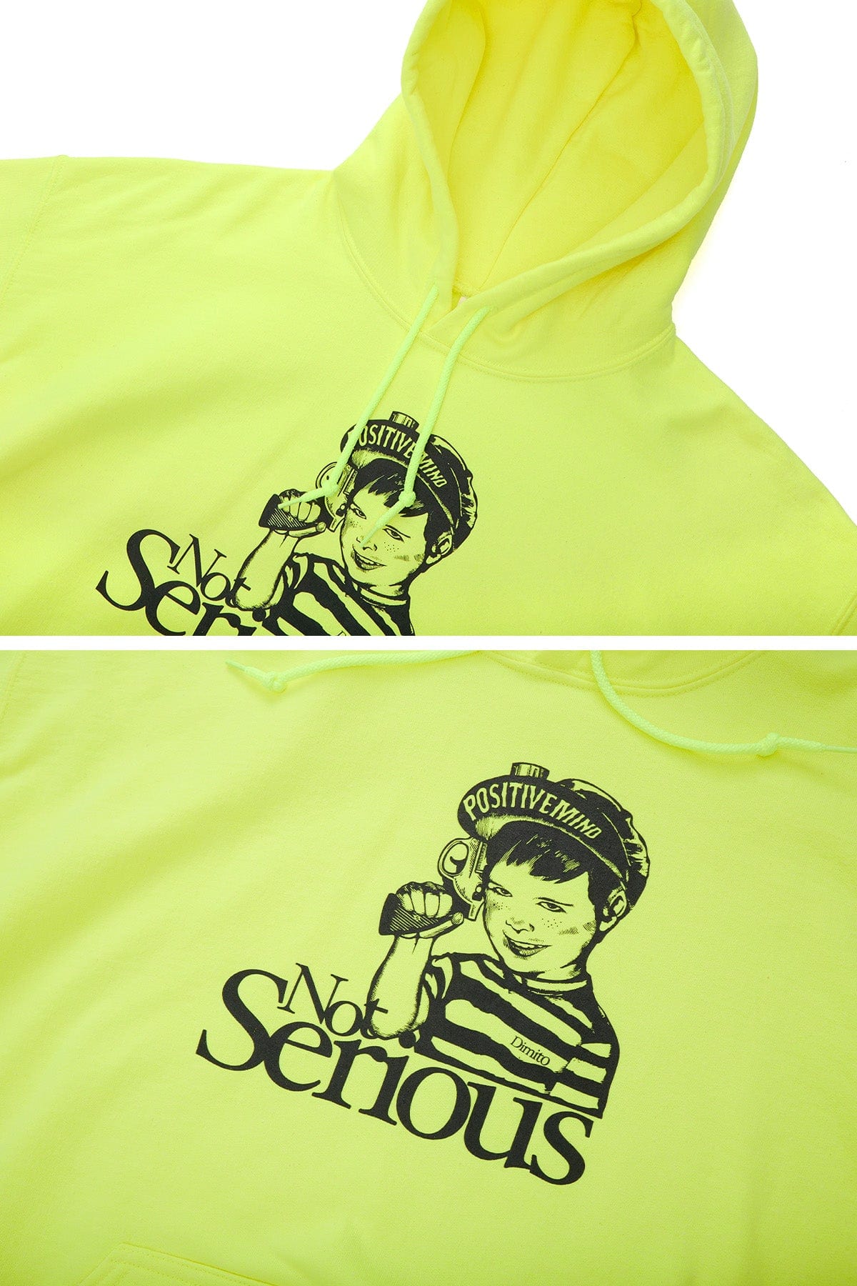 VERT NS BABY HOODIE NEON GREEN