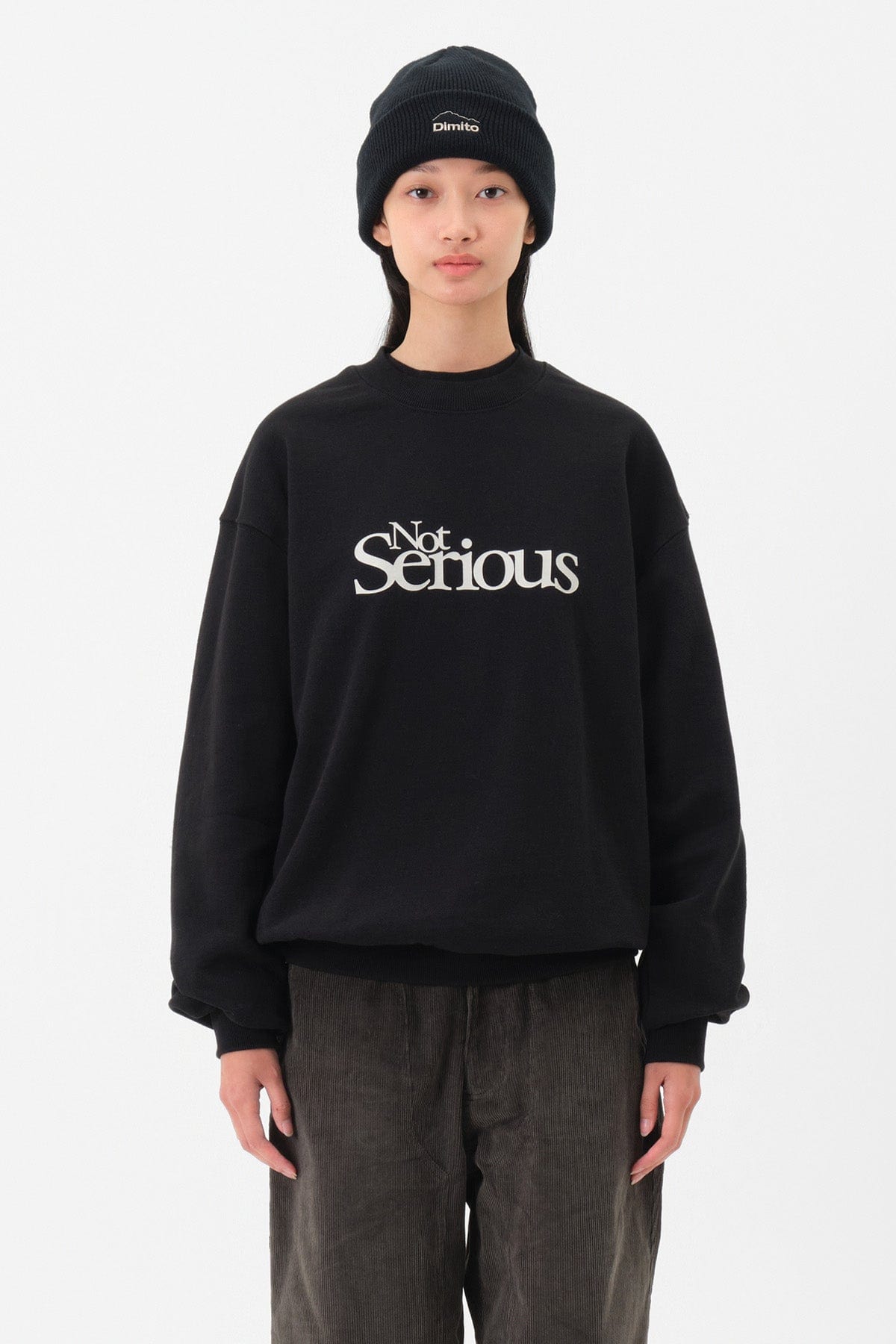 VERT NS SWEATSHIRT BLACK