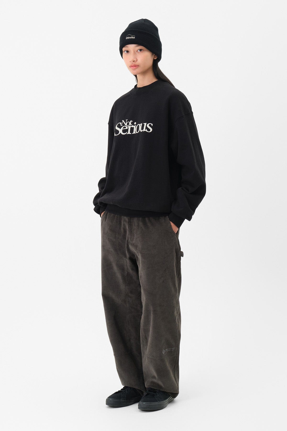 VERT NS SWEATSHIRT BLACK