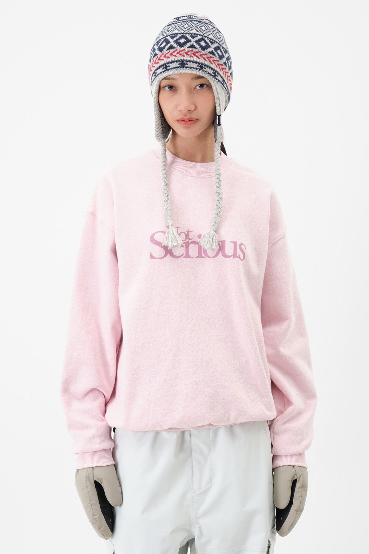 VERT NS SWEATSHIRT LIGHT PINK