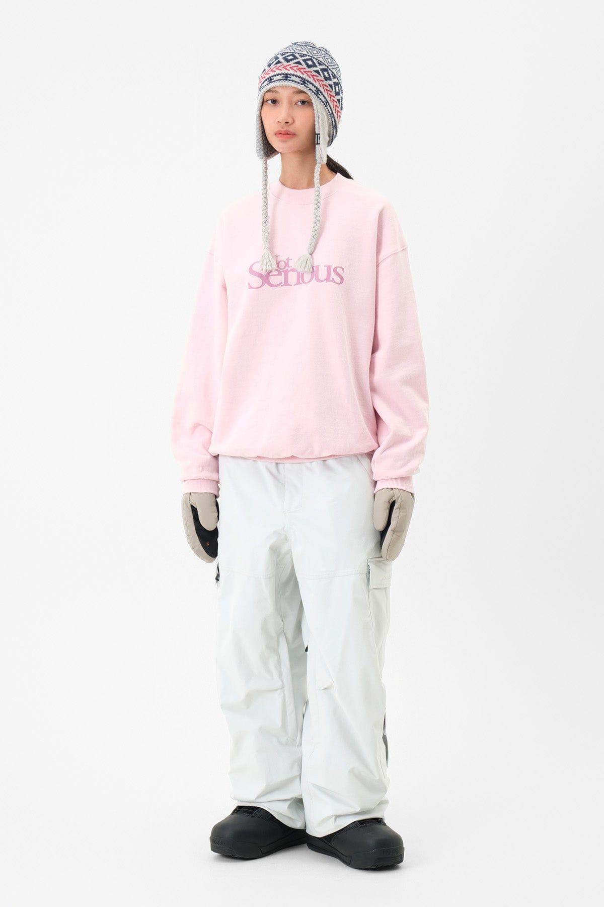 VERT NS SWEATSHIRT LIGHT PINK