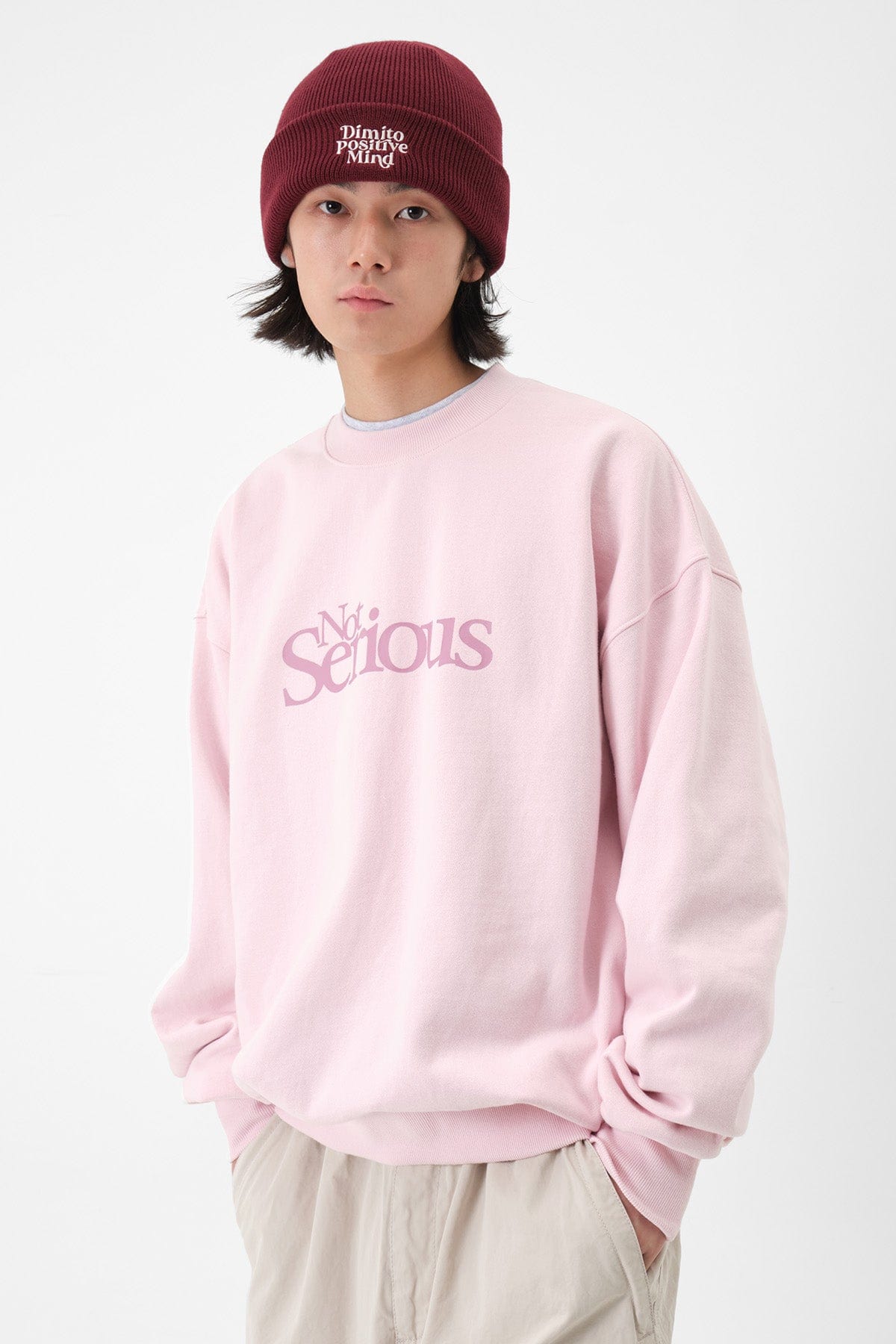 VERT NS SWEATSHIRT LIGHT PINK