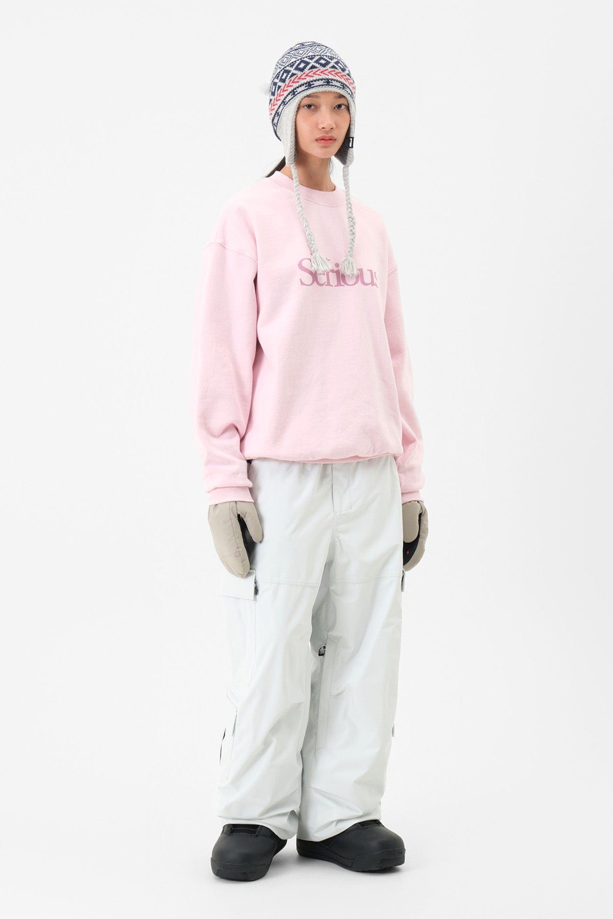 VERT NS SWEATSHIRT LIGHT PINK