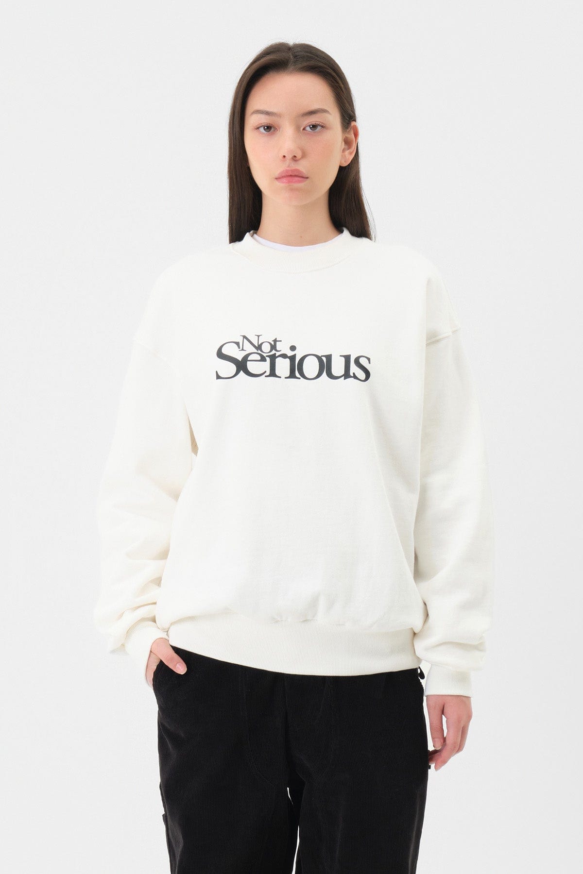 VERT NS SWEATSHIRT WHITE