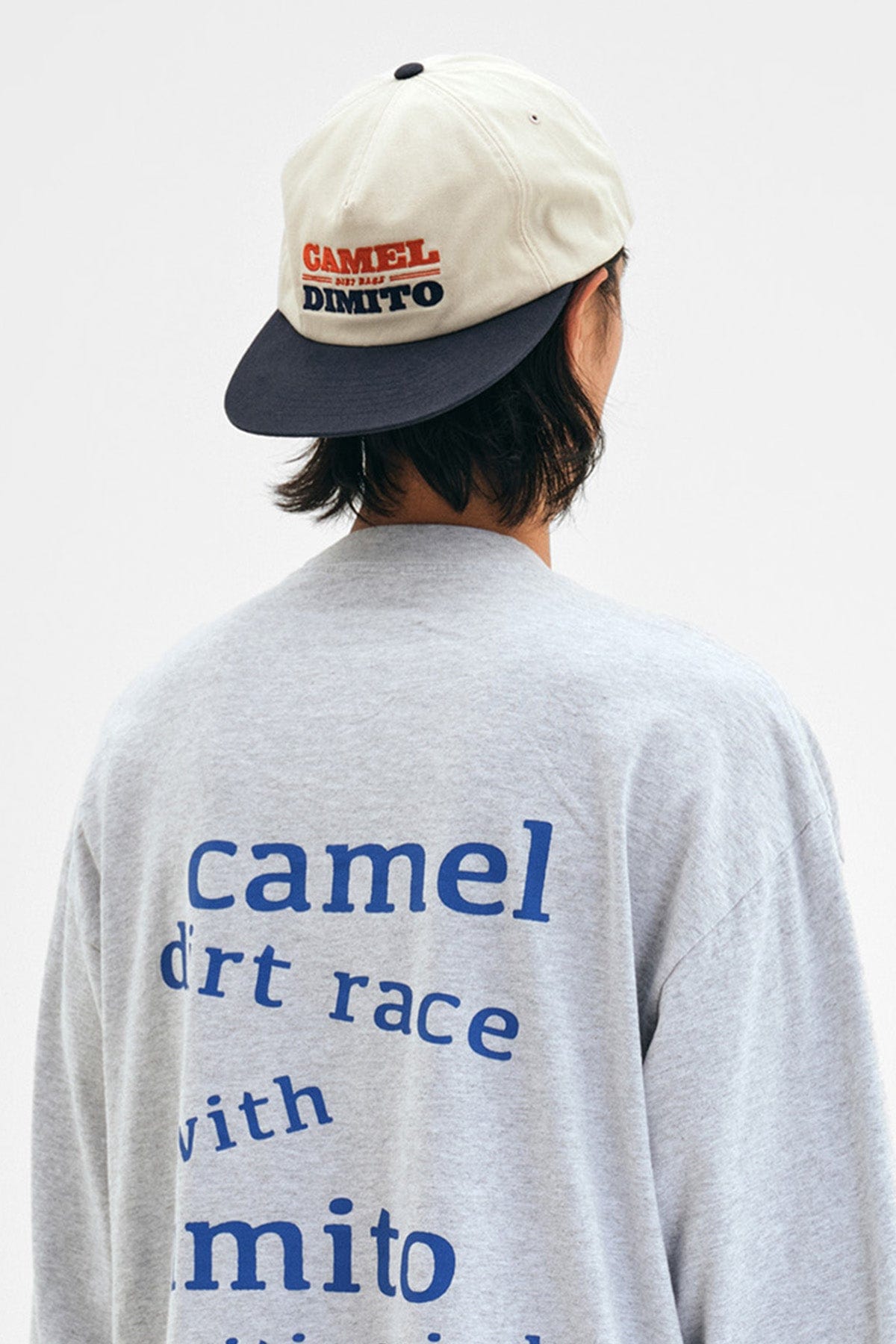 VERT ONE-SIZE CAMEL RACE TRUCKER CAP IVORY