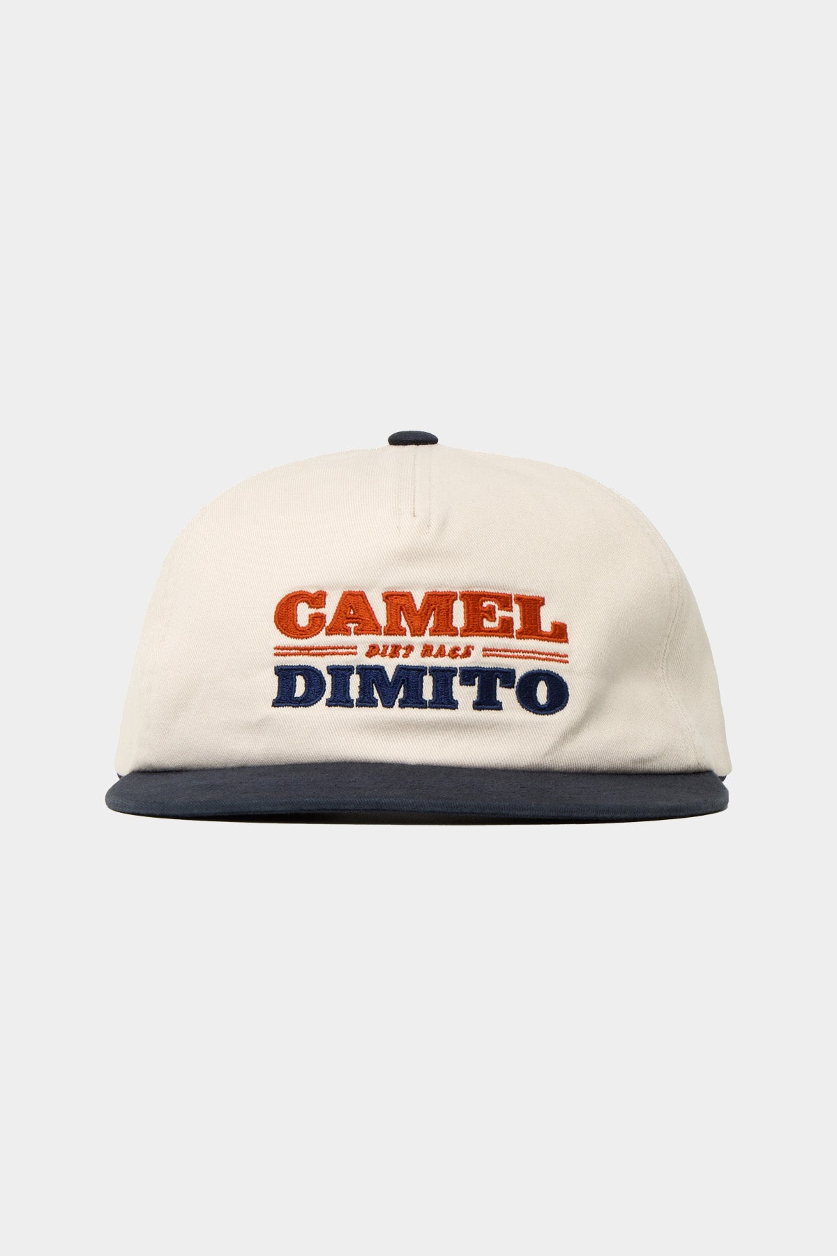 VERT ONE-SIZE CAMEL RACE TRUCKER CAP IVORY