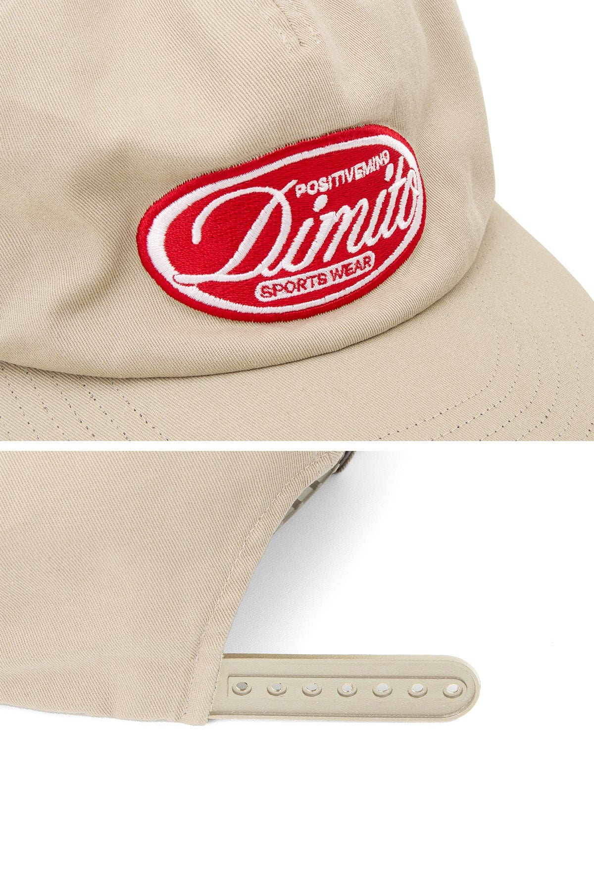 VERT ONE-SIZE CIRCLE DPM COTTON TRUCKER CAP BEIGE