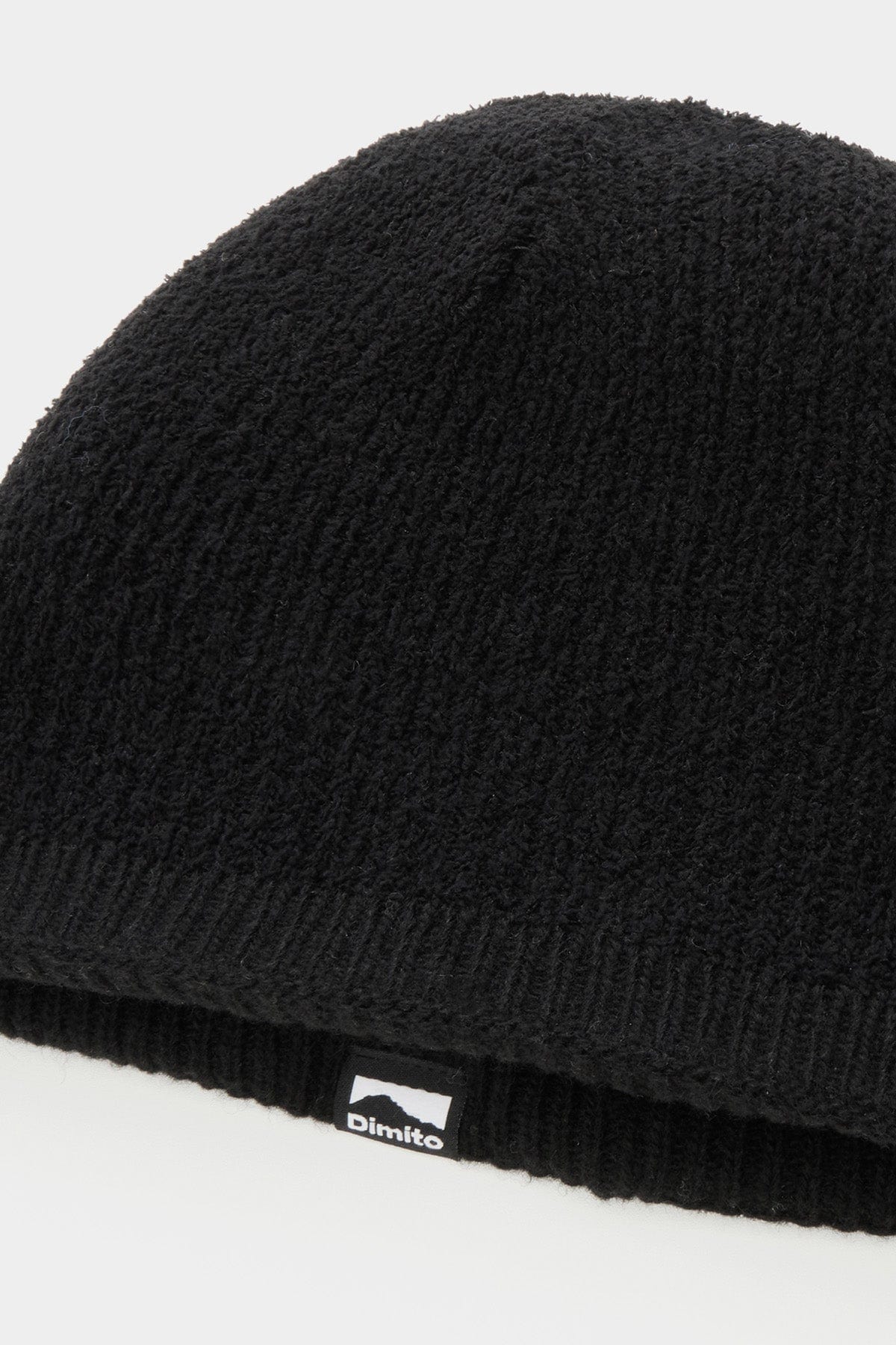 VERT ONE-SIZE CROCHET BLOCK BEANIE BLACK