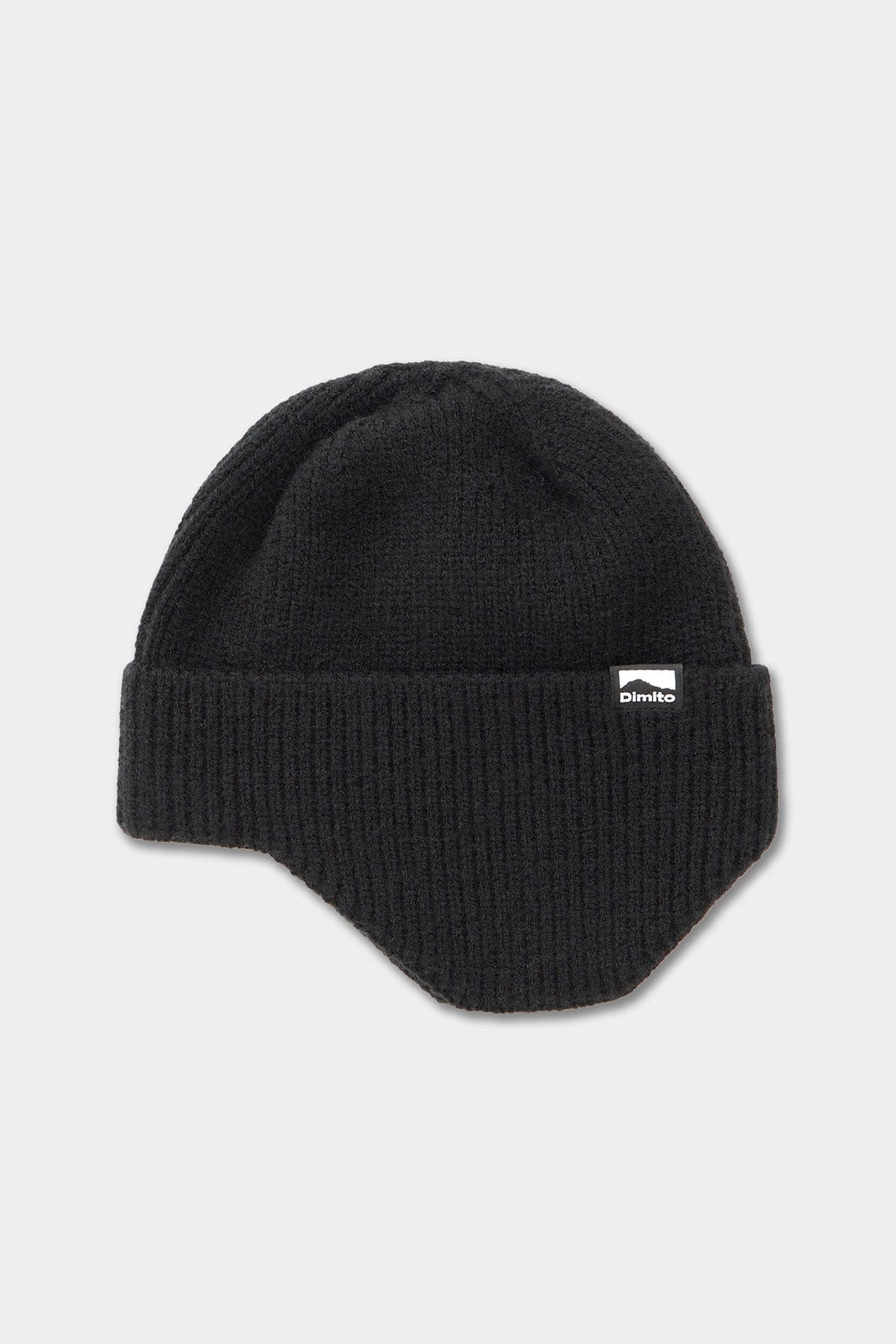 VERT ONE-SIZE DMT EAR BEANIE BLACK