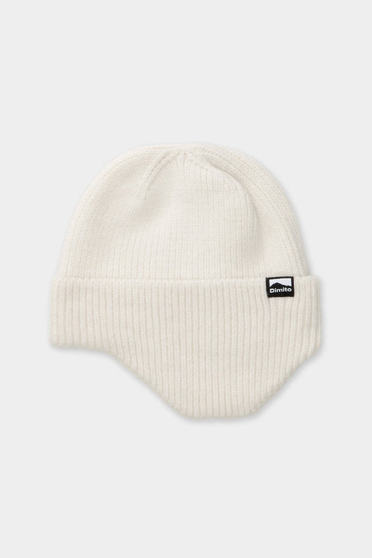 VERT ONE-SIZE DMT EAR BEANIE IVORY