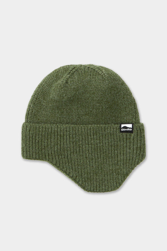 VERT ONE-SIZE DMT EAR BEANIE KHAKI