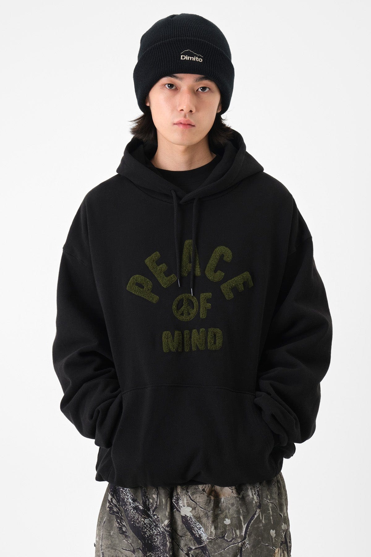 VERT ONE-SIZE DMT LOGO BEANIE BLACK