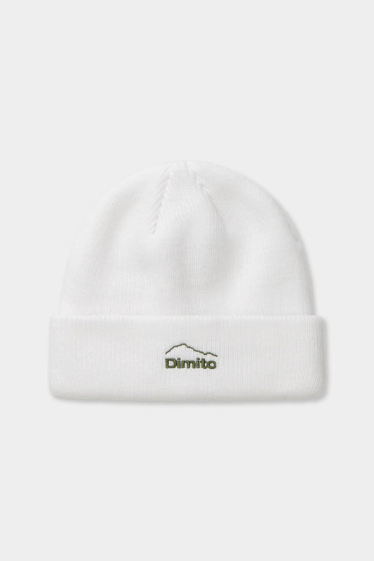 VERT ONE-SIZE DMT LOGO BEANIE WHITE