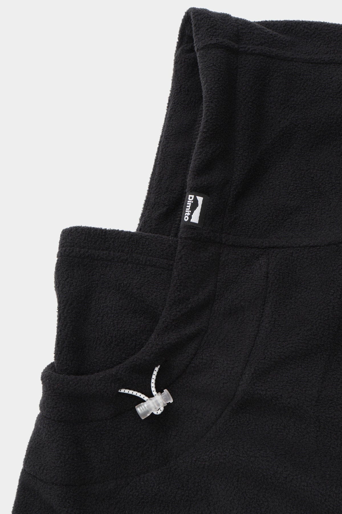 VERT ONE-SIZE FLEECE HOODWARMER BLACK