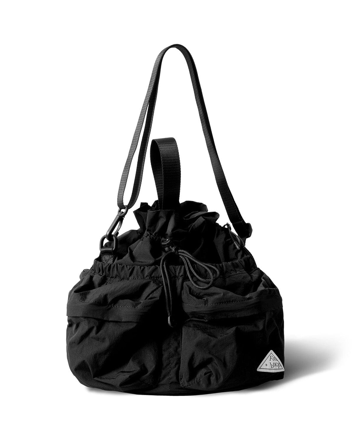 VERT ONE-SIZE [FOUND POCKET] CLOVER BUCKET BAG BLACK