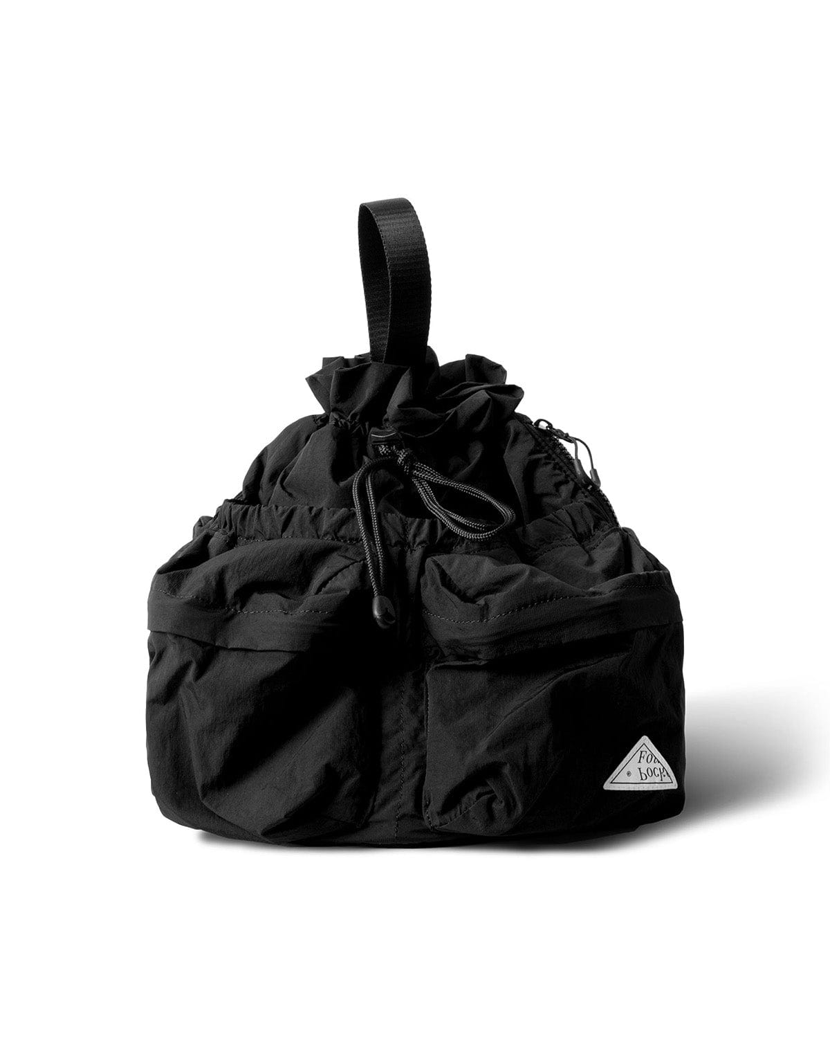 VERT ONE-SIZE [FOUND POCKET] CLOVER BUCKET BAG BLACK