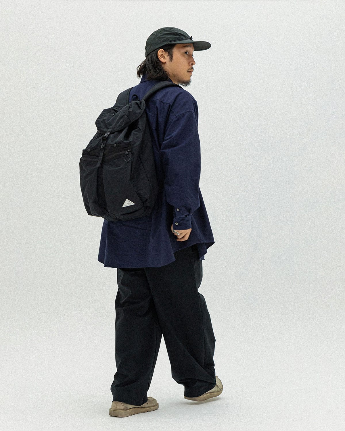 VERT ONE-SIZE [FOUND POCKET] FOCUS RUCKSACK BLACK