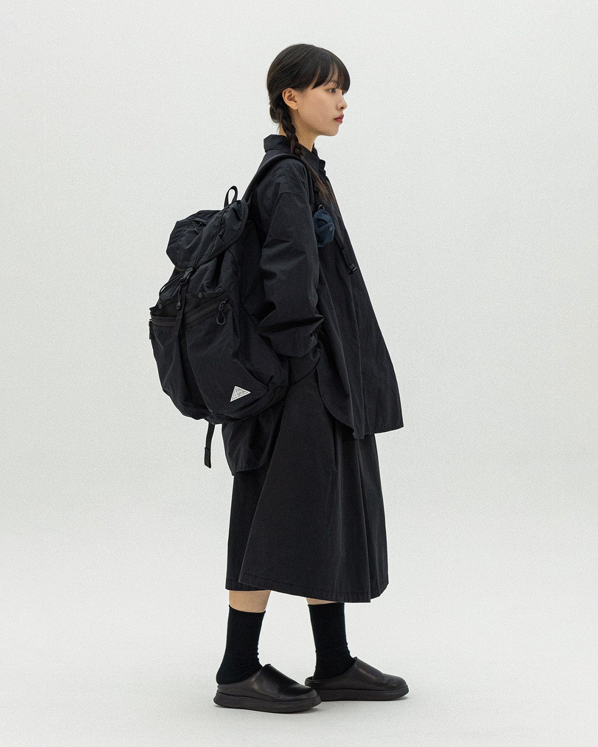 VERT ONE-SIZE [FOUND POCKET] FOCUS RUCKSACK BLACK