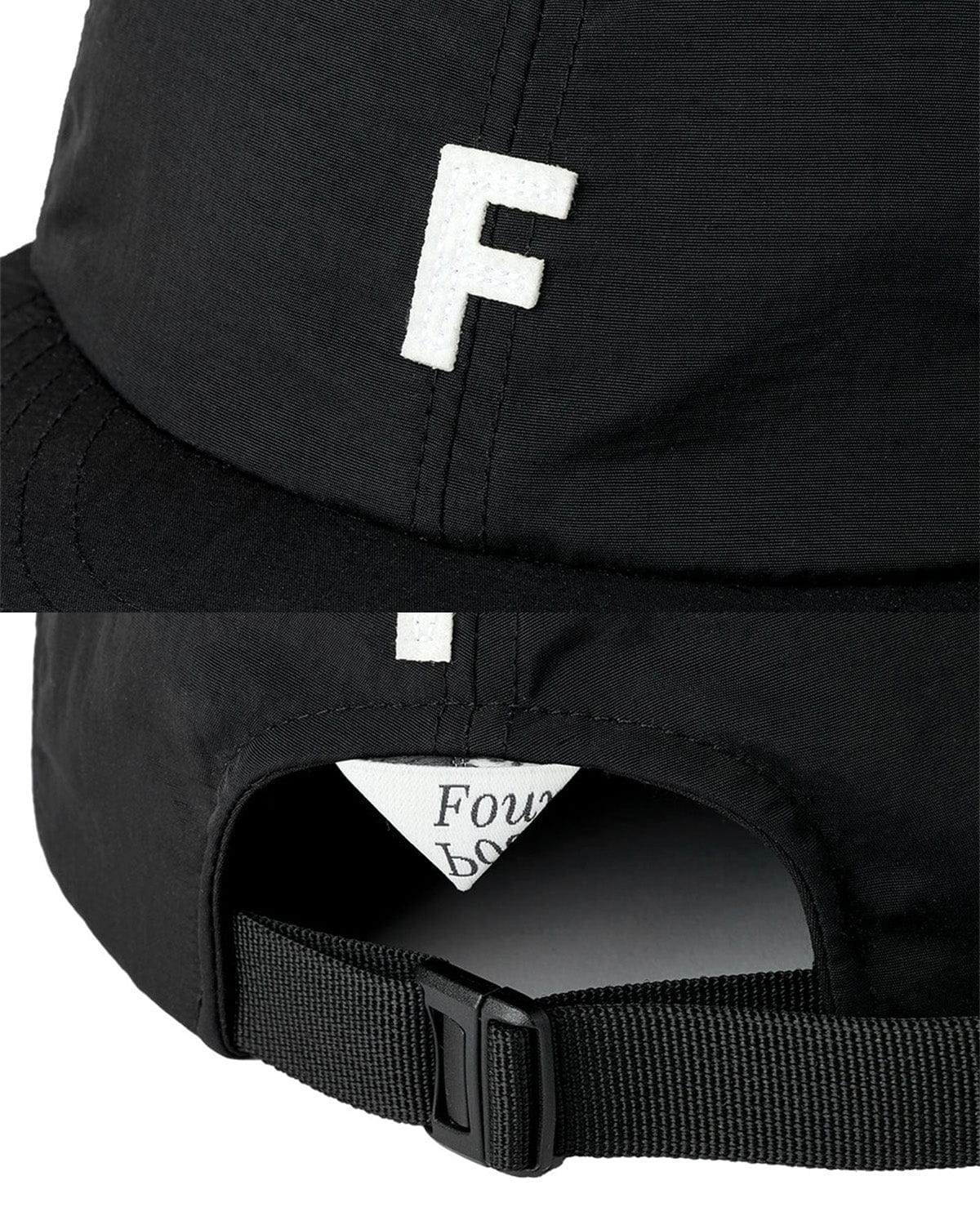 VERT ONE-SIZE [FOUND POCKET] FP NYLON CAP BLACK