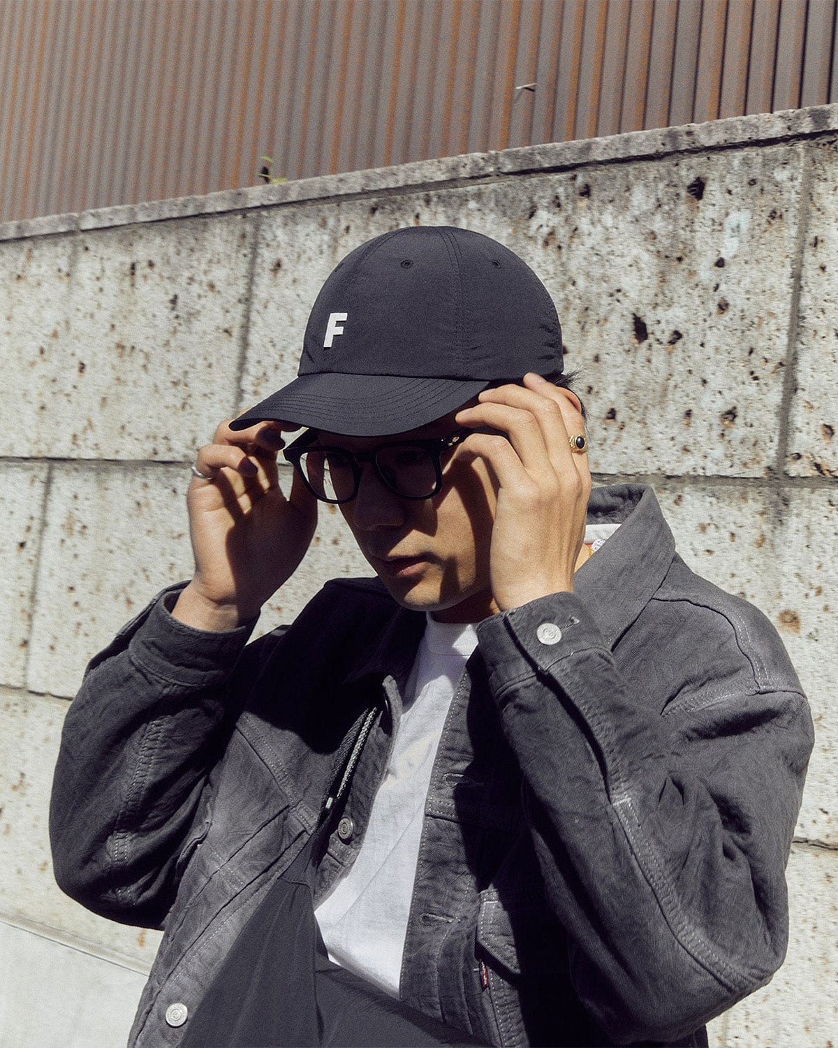 VERT ONE-SIZE [FOUND POCKET] FP NYLON CAP BLACK