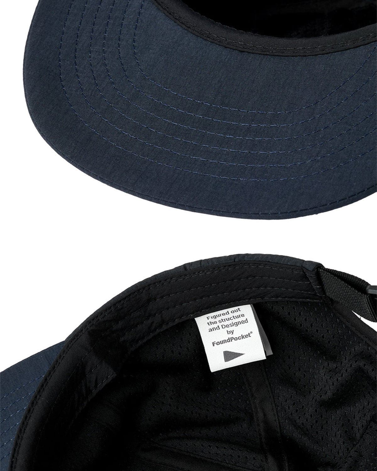 VERT ONE-SIZE [FOUND POCKET] FP NYLON CAP NAVY